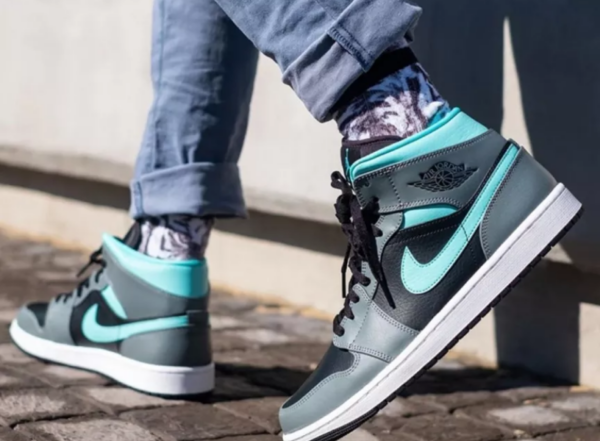 Giày Nike Air Jordan 1 Mid 'Aqua' 554724-063 - Hình ảnh 2