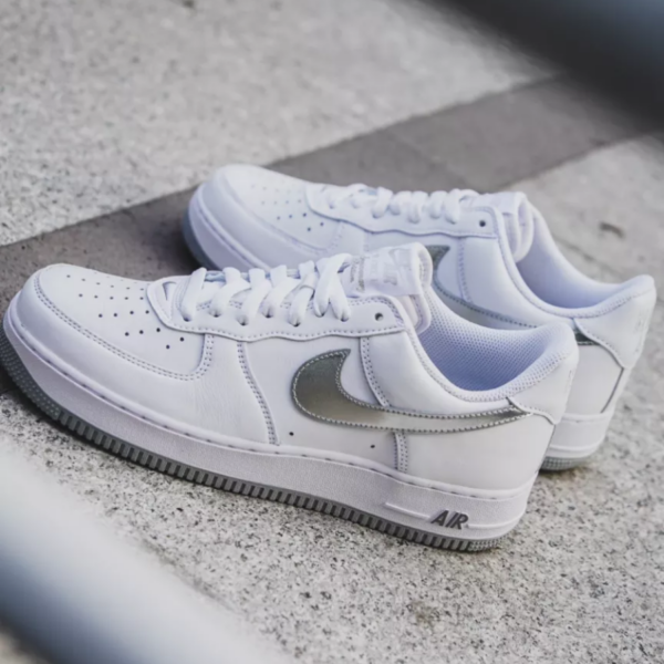 Giày Nike Air Force 1 Low Color of The Month 'Metallic Silver' DZ6755-100 - Hình ảnh 5