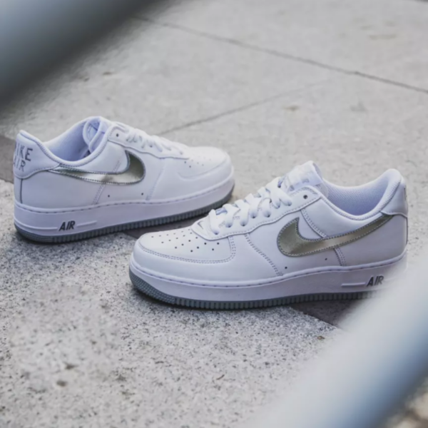 Giày Nike Air Force 1 Low Color of The Month 'Metallic Silver' DZ6755-100 - Hình ảnh 4