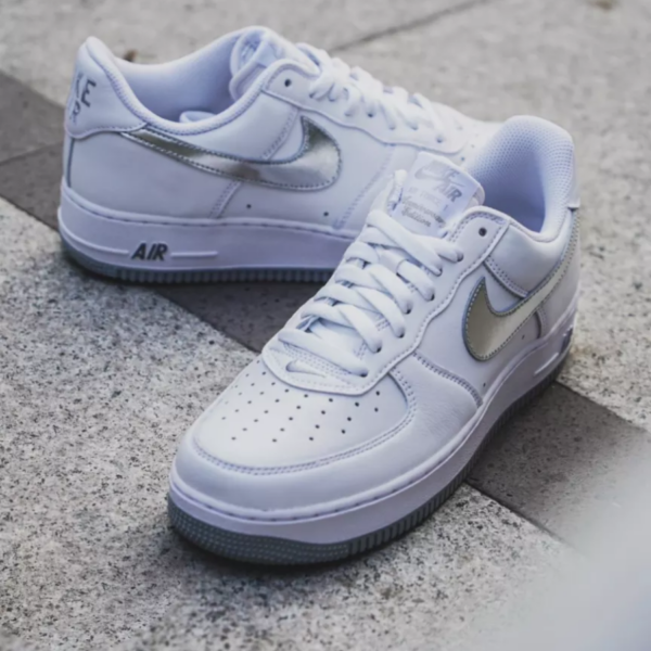 Giày Nike Air Force 1 Low Color of The Month 'Metallic Silver' DZ6755-100 - Hình ảnh 3