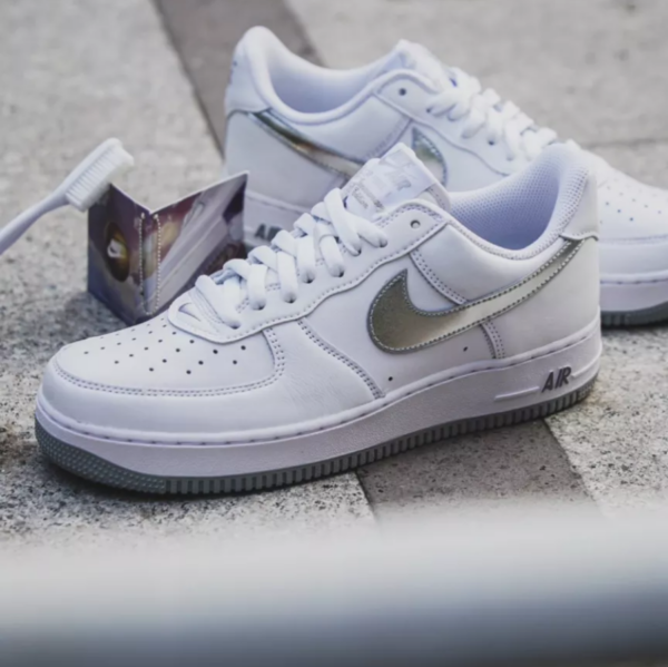 Giày Nike Air Force 1 Low Color of The Month 'Metallic Silver' DZ6755-100 - Hình ảnh 2