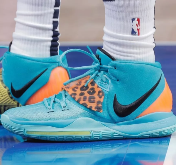 Giày Nike Kyrie 6 EP 'Animal Print Oracle Aqua' BQ4631-300 - Hình ảnh 2