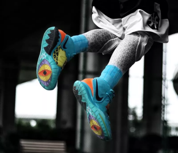 Giày Nike Kyrie 6 EP 'Animal Print Oracle Aqua' BQ4631-300 - Hình ảnh 8