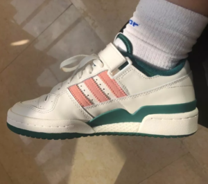 Alternative view of Giày Adidas Forum 84 Low 'Collegiate Green Glow Pink' H01671