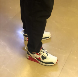 Alternative view of Giày Nike Air Max 90 Flyease 'USA' CU0814-104