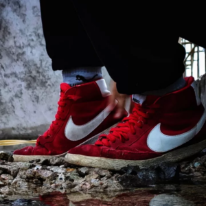 Alternative view of Giày Nike Blazer Mid Vintage 77 'University Red' CJ9693-600