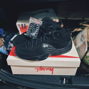 Giay Nike Air Penny 2 Stussy 'Black' DQ5674-001