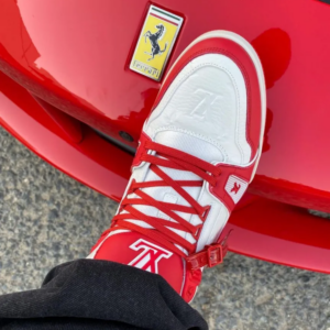 Product x Louis Vuitton Trainer 'Red' - 1A8PJW