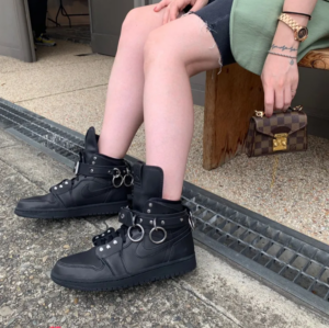 Giay Nike Air Jordan 1 High Comme des Garcons 'Black' CN5738-001