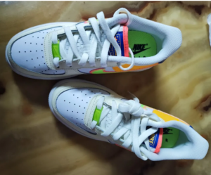 Giay Nike Air Force 1 LV8 GS 'Player One Laser Orange' FB1838-131