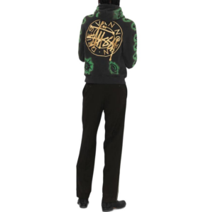 Ao Stussy x Dries Van Noten Embroidered Hoodie 'Black'