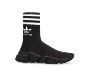 Giay Balenciaga x Adidas Speed 'Black White' 717591WBDV11009