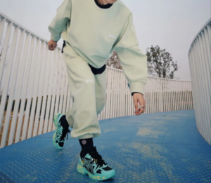 Giay Asics x Junna Maruyama Gel-Kahana 'Lake Blue' 1203A263-001