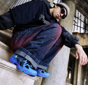 Giay Asics x Junna Maruyama Gel-Kahana 'Klein Blue' 1203A263-002