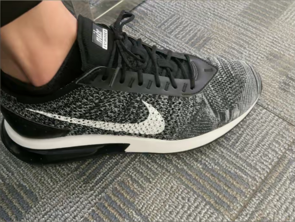 Giày Nike Air Max Flyknit Racer 'Black White' DJ6106-001 - Hình ảnh 4