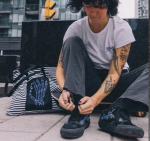 Giay Vans Breana Geering Mn Skate Old Skool 'Black' VN0A5FCBY40