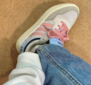 Giay Adidas Neo Hoops 3.0 'Grey Blue' HP6901