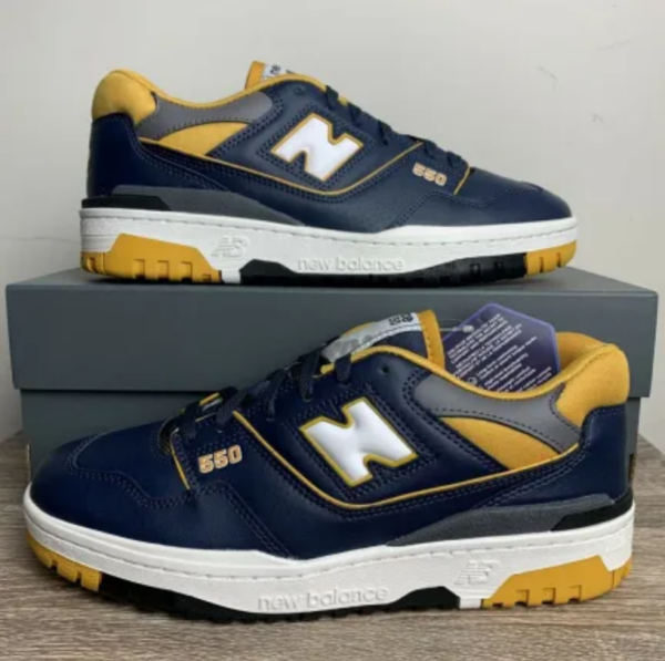 Giày New Balance 550 'Navy Yellow' BB550MA1 - Hình ảnh 3