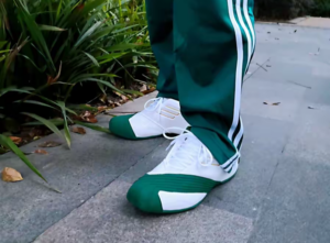 Giay Adidas T-Mac 1 'White Team Dark Green' FW3663