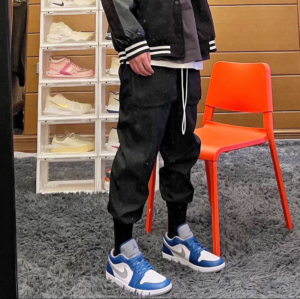 Giay Nike Air Jordan 1 Low 'True Blue Cement' 553558-412