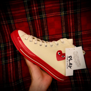 Giay Converse  Comme des Garcons Play x Chuck 70 High 'Pristine Red' A01794C