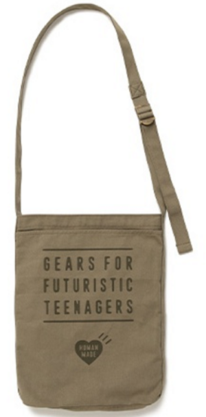 Tui Human Made Shoulder Bag 'Olive Drab' HM24GD056