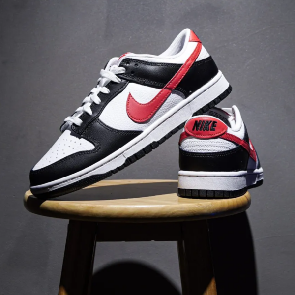 Giày Nike Dunk Low 'Black White Red' FB3354-001 - Hình ảnh 6