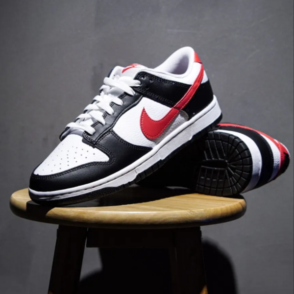 Giày Nike Dunk Low 'Black White Red' FB3354-001 - Hình ảnh 5