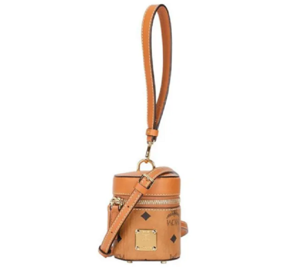 Túi MCM Cylinder Crossbody In Visetos Cognac MWRAACG03CO001