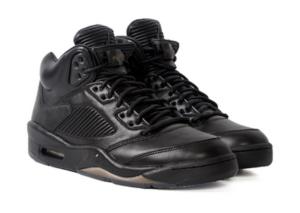 Giay Nike Air Jordan 5 Retro Premium 'Triple Black' 881432-010