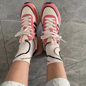 Giay MLB Chunky Jogger New York Yankees 'Pink' 3ASXX111N-50COL