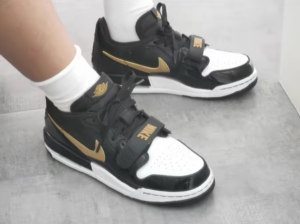 Giay Nike Air Jordan Legacy 312 Low GS 'Black Gold' CD9054-071