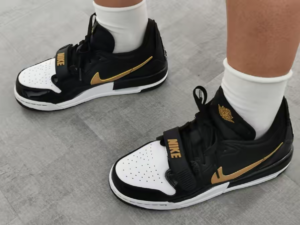 Giay Nike Air Jordan Legacy 312 Low GS 'Black Gold' CD9054-071