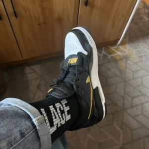 Giay Nike Air Jordan Legacy 312 Low GS 'Black Gold' CD9054-071