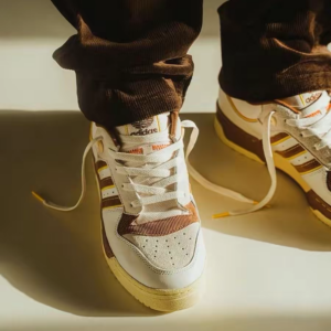 Giay Adidas Rivalry Low 86 'Chalk Wild Brown' FZ6317