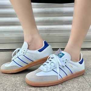 Giay Adidas Samba 'White Lucid Blue' IG2339