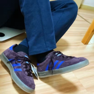 Giay Adidas Gazelle Indoor 'Maroon Lucid Blue' IG9980