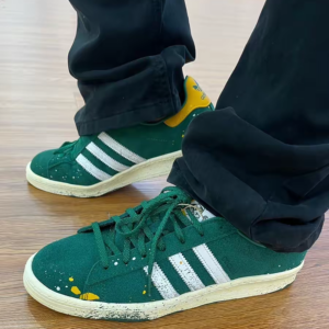 Giay Adidas COOK x Campus 80 'Paint Splatter Dark Green' GY7005