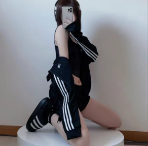 Giay Adidas Puffylette 'Black Grey' GY4559