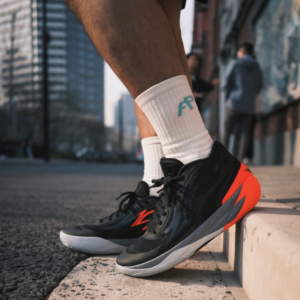 Giay Puma LaMelo Ball MB.02 'Black Sunset Glow' 378287-01