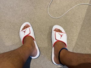 Dep Nike Air Jordan Hydro 3 Retro Slide 'White Red' 854556-103