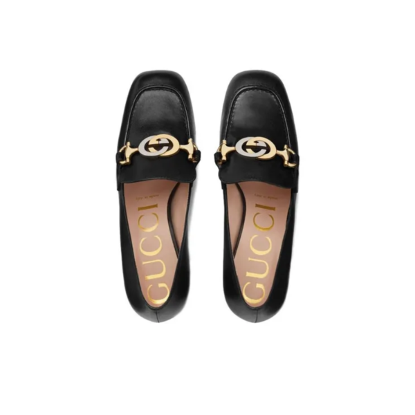 Giày Gucci Wmns Zumi Moccasin Pumps Black 575832-C9D00-1000 - Hình ảnh 4