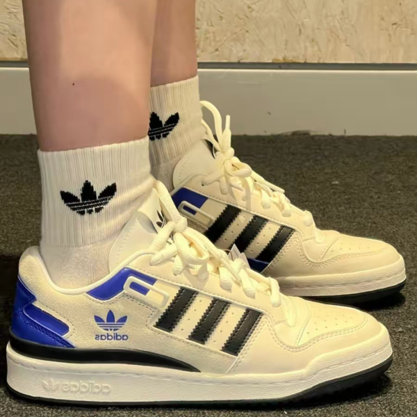 Giày Adidas Forum Low 'Wonder White Lucid Blue' HQ4426 - Hình ảnh 2