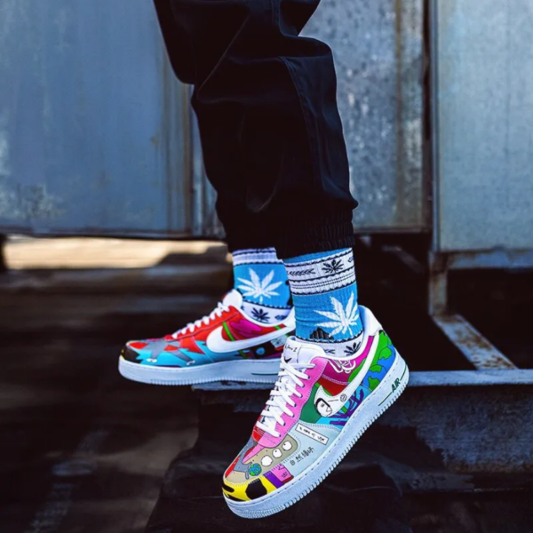 Giày Nike Air Force 1 Low x Ruohan Wang 'Multicolor' CZ3990-900 - Hình ảnh 3