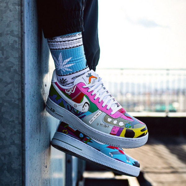 Giày Nike Air Force 1 Low x Ruohan Wang 'Multicolor' CZ3990-900 - Hình ảnh 2