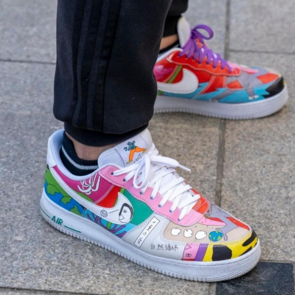 Giày Nike Air Force 1 Low x Ruohan Wang 'Multicolor' CZ3990-900 - Hình ảnh 4