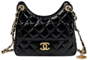 Tui Chanel Small Hobo Bag 'Gold Black' AS3710-B09746-94305