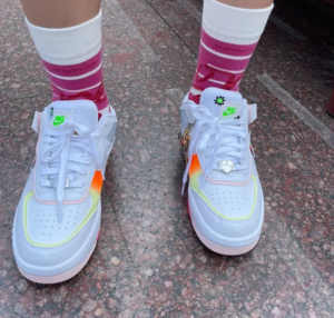 Giay Nike Air Force 1 Low Shadow 'White Pink Orange' DV1364-111