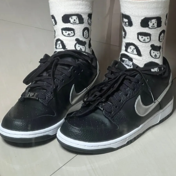 Giày Nike Dunk Low EMB GS x NBA '75th Anniversary Spurs' DC9560-001 - Hình ảnh 6