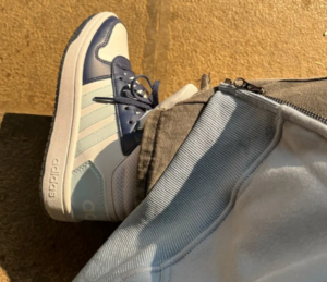 Giay Adidas Neo Hoops 'White Blue' G55055